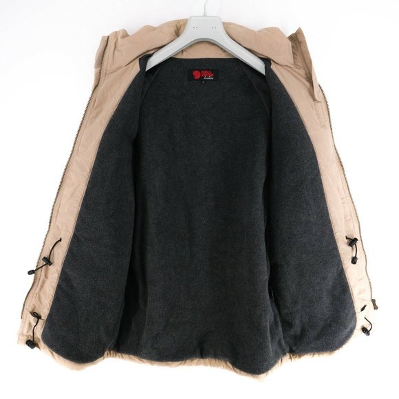 Fjällräven Light Brown Padded Jacket Coat Size S - Picture 4 of 8